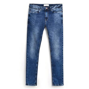 2025 pantalones vaqueros de estilo informal para hombre de etiqueta privada más vendidos patrón sólido transpirable ligero para invierno - Product Image 1