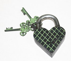 Antique Vintage Style Solid Brass Smart Padlock with 2 Keys Working Condition Locks - Product Image 2