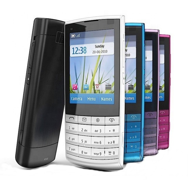Factory Unlocked Original Simple Super Cheap Classic Bar Touch and Type Mobile Cell Phone X3-02