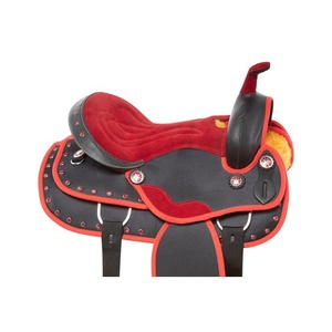 Caballo occidental sintético de alta calidad con sillín, encuadernación roja y cristal decorativo, productos de Carreras de Caballos ingleses de la India - Product Image 4