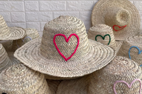 Sombreros de Paja de Palma Bohemios Vintage Marroquíes Modernos Hechos a Mano para Primavera, Playa y Verano, Unisex