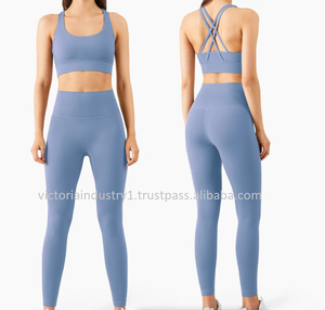 Ensemble de vêtements de yoga unisexe bio personnalisé, 100% coton, écologique, grande taille, vêtements de sport de fitness, qualité bon marché - Product Image 3