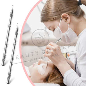 Outils de levage de cils en acier inoxydable de haute qualité avec impression de logo personnalisé Concept de beauté durable produit écologique - Product Image 3