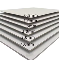 Carton gris Kappa en gros, épaisseur 3 mm 3,2 mm, carton ondulé, carton laminé, échantillons gratuits format A4