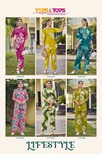 Premium Co Ord Set 1 Rayon Printed Western Collection Catálogo completo disponible a precio mayorista. - Product Image 6