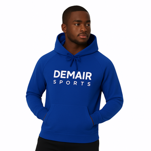 Demair Sports Pullover Hoodies Logotipo de marca personalizado de alta calidad OEM Serigrafía Bordado Stonewashed Sudaderas para hombres - Product Image 5