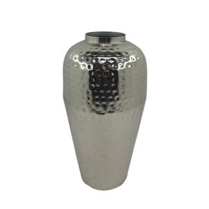 Decoración de mesa de sala de estar, venta al por mayor, florero a granel, florero de diseñador de Metal Chapado en plata para decoración de suelo y pared - Product Image 1