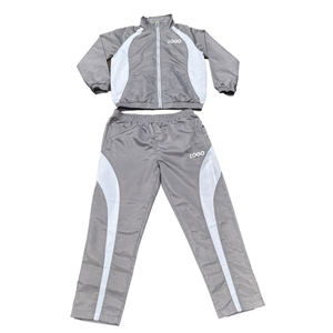 Nouveau élégant hommes chaud coupe-vent veste avec fermeture éclair mince hiver coupe-vent coupe-vent ensemble prix de gros ensembles de mode personnalisés - Product Image 5