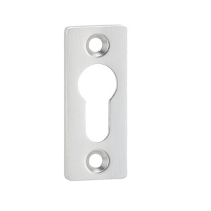 Aluminium F1 Escutcheon 3319/0003 <b>Key</b> Rosette 8mm PZ <b>Square</b> EDI Decorative Accessory for Office - Product Image 1