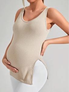 เสื้อกล้ามออกกำลังกายสำหรับหญิงตั้งครรภ์แบบมีแผ่นรองอกถอดได้ ผลิตตามสั่ง ขายส่ง - Product Image 4