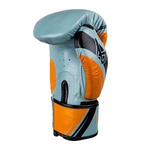 Guantes de Boxeo de Cuero de Alta Calidad, Duraderos, Transpirables, con Correa de Muñeca Ajustable, Diseño de Dedos Completos, Agarre Seguro para la Mano y la Muñeca - Product Image 2