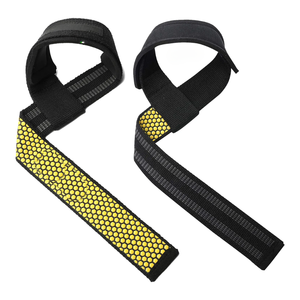 Correas de soporte de muñeca de levantamiento de pesas de Gimnasio Profesional pulseras de Fitness transpirables impresas de silicona de algodón personalizadas de alta calidad - Product Image 1