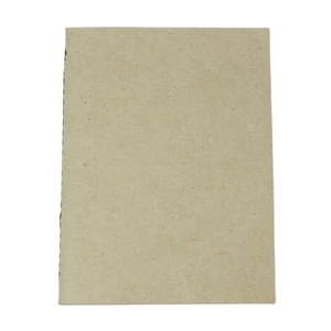 Softcover Hemp Spiral Notebook Natural Hemp Paper Handmade Recycled Wood Free Paper Well Stitched Bound - Product Image 1