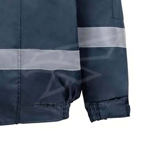 Waterproof Lightweight <b>SoftShell</b> Reflective <b>Hi</b> <b>Vis</b> Construction Safety Men's <b>Jackets</b> - Product Image 5
