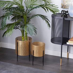 Jardinière en fer galvanisé avec support Nouvelle arrivée Pots de jardin en métal et jardinières disponibles au prix le plus bas Exportateur indien - Product Image 4