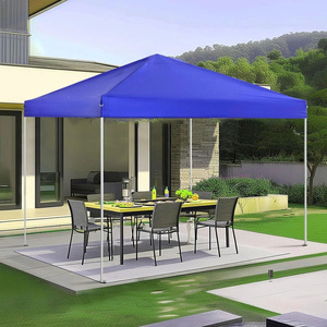 Gazebo cuadrado portátil de alta resistencia, carpa plegable para exteriores con bolsa de almacenamiento, tela recubierta de polvo para eventos, ferias, jardines - Product Image 3