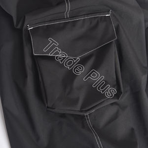 กางเกงสกีทรงหลวมสีดำคุณภาพสูงสำหรับทุกเพศ กันน้ำ พร้อมเอวปรับได้และกระเป๋าแบบคาร์โก้ที่ใช้งานได้จริง - Product Image 5