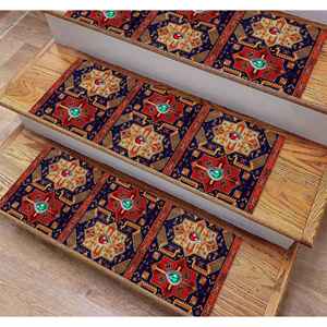 Tapis imprimé moderne, doux, motif géométrique, design Kilim, grand format, adapté aux animaux domestiques, tapis d'entrée - Product Image 1