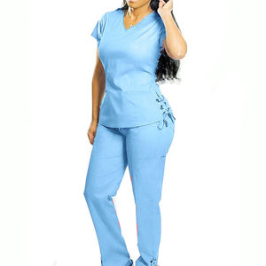 ชุดพยาบาลขัดผิวสำหรับผู้หญิงชุดยูนิฟอร์มสครับทางการแพทย์ - Product Image 5