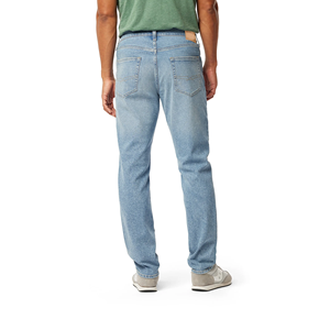 Jeans en denim délavé confortable de grande taille pour hommes Pantalons personnalisés Jeans décontractés à la mode, coupe ajustée et à motif droit pour hommes BD - Product Image 2