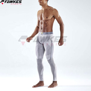 Legging confortable et respirant de haute qualité pour hommes tissu personnalisé séchage rapide Fitness Gym vêtements de sport Legging d'entraînement - Product Image 5
