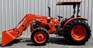 รถแทรกเตอร์ฟาร์ม M7060 70 แรงม้า คุณภาพดั้งเดิม พร้อมที่ตักด้านหน้า เครื่องยนต์ เกียร์ ปั๊ม และลูกปืน ใช้งานมาแล้ว 10,000-20,000 ชั่วโมง น้ำหนัก 797 กิโลกรัม ขาย - Product Image 6