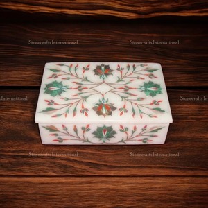 Boîte à bijoux élégante en nacre de meilleure qualité avec nacre bleue disponible au prix de gros - Product Image 2