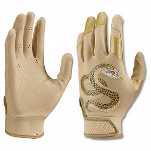 Custom Brand Baseball <b>Batting</b> <b>Gloves</b> Wholesale Price Soft Goatskin Palm Superior Hex Pattern Mesh Design Softball <b>Batting</b> <b>Gloves</b> - Product Image 4