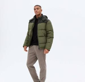 Chaqueta Bomber Acolchada de Invierno en Oferta, Chaqueta con Capucha para Hombre, Logotipo Frontal Personalizable, Impermeable, Cortavientos, Transpirable, Informal para Exteriores - Product Image 2