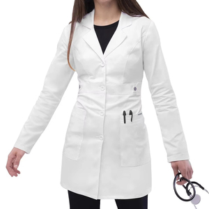 เสื้อโค้ทสำหรับห้องแล็บของผู้ชายผ้าถักดีไซน์ตามต้องการ - Product Image 1