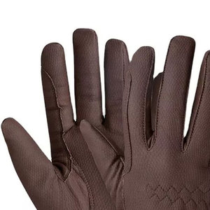 Gants d'équitation robustes, protection des mains pour l'équitation, paume double couche, manchette sécurisée, accessoire d'équitation unisexe - Product Image 6