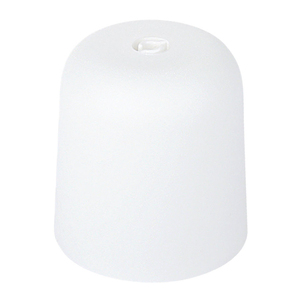 Baldacchino per lampada in plastica bianca - Product Image 1