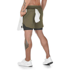 Men's High Street Sports Shorts Breathable Camo <b>Printed</b> <b>Mesh</b> 2-Layer Custom Logo USA Size Elastic Waist Closure - Product Image 2