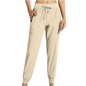 Casual Baggy Joggers Winter Cargo Pants Quick Dry Mid Waist Cargo Joggers for Outdoor Activities Plain Dyed Pants - Product Image 5