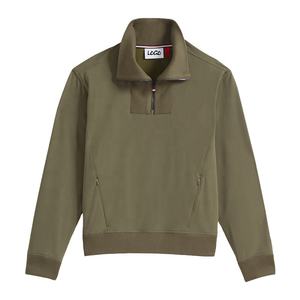 High Quality Custom <b>Fleece</b> Sweatshirt Hooded <b>Quarter</b> <b>Zip</b> Embroidered Custom Logo Eco-Friendly Golf Streetwear Pullover Winter - Product Image 1