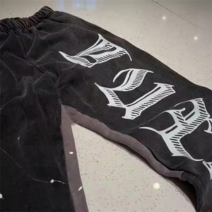 Pantalones Deportivos Casuales Ligeros para Hombre con Diseño de Logotipo Personalizado, Corte Recto, Rayas, Ajuste Holgado, Estilo Baggy, Pierna Ancha y Transpirables - Product Image 3