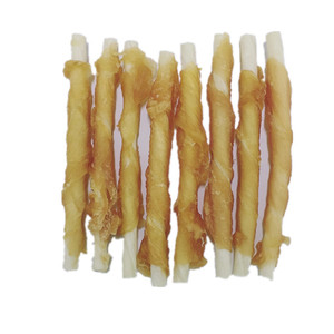 Thịt bò không mùi pizzle BẮT NẠT dính BẮT NẠT lâu dài tự nhiên con chó nhai xử lý với hương vị gà rawhid thành phần sức khỏe răng miệng - Product Image 6