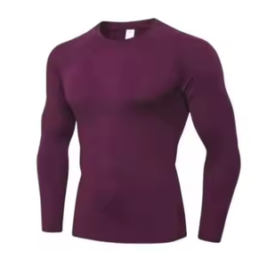 Rashguard de manga larga para hombre de la mejor calidad, liso, MMA, sublimación impresa, Fitness de invierno, OEM Rush Guard, deportes de alta calidad - Product Image 6