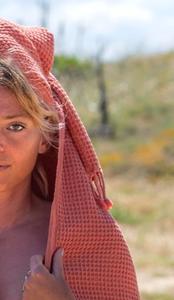 Waffle Toalla turca 100% Algodón Toalla de playa turca Peshtemal Hammam Toalla - Product Image 4