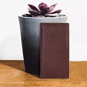 Portefeuille léger tendance de haute qualité pour hommes élégant en cuir véritable durable longue longueur avec conception de logo personnalisé OEM 2025 - Product Image 1