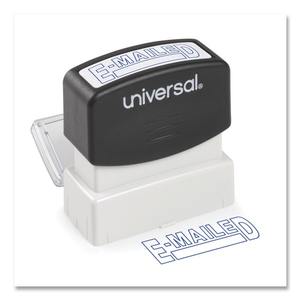 Sello de Plástico Preentintado Azul de un Solo Color para Uso en Oficina, Sello Universal para Mensajes por Correo Electrónico - Product Image 4