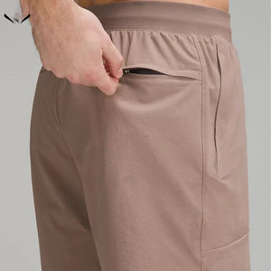 2025 nuevos pantalones cortos para correr para hombre al por mayor 100% algodón pantalones cortos con logotipo hecho a medida para hombre hechos por Isha Industry - Product Image 4