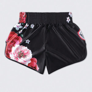OEM <b>Mens</b> Boxing <b>Shorts</b> With Custom Printing Breathable Fabric For Matches Workouts Private Label Manufacturer Support - Product Image 2