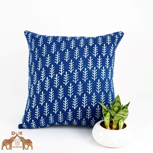 Latest Arrival Wholesale Indigo <b>Cushion</b> <b>Cover</b> Decorative Home <b>Boho</b> <b>Cushion</b> <b>Cover</b> Dabu Print square Wholesale <b>Cushions</b> - Product Image 5