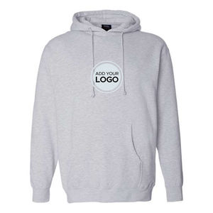 Sweat à capuche en coton 100% lourd de la société de négoce indépendante brodé et teint en plaine pour la saison d'automne - Product Image 2