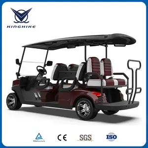 Nuevo diseño, tendencia del mercado, cadena de suministro completa, carrito de golf eléctrico Kinghike elegante de alta potencia y alto par