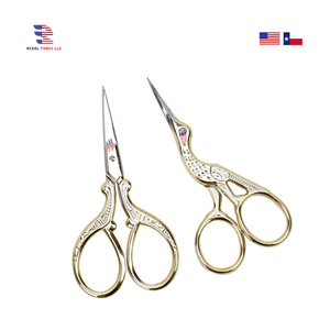 Embroidery Scissors Sharp-Stork Scissors Sewing Crafting Art Work <strong>Threading</strong> Needle work Small Shears 2 Pcs Nose <strong>Eyebrow</strong> Trimming - Product Image 5
