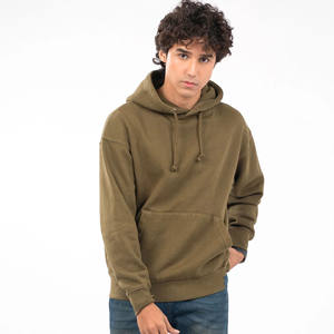 2025 ODM personnalisé brodé bouffée impression sweats à capuche à manches longues pour hommes Offre Spéciale imprimé polyester uni pour l'hiver - Product Image 2