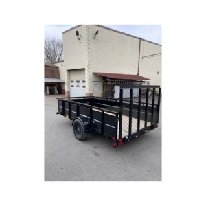 Tex Trailer 12ft Low-Profile Dump Trailer with Scissor Lift System, 10 <b>Gauge</b> Floor, and Battery Charger - Product Image 5