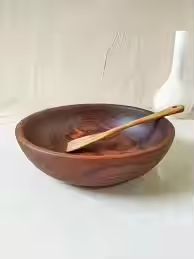 Ensembles de bol de service en bois en gros élégant classique Design créatif par l'artisanat du croissant - Product Image 4